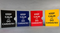 Keep Calm and Do Cardistry Card Guard (Red) by Bazar de Magia - Got Magic?