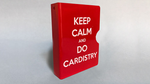 Keep Calm and Do Cardistry Card Guard (Red) by Bazar de Magia - Got Magic?
