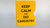 Keep Calm and Do Cardistry Card Guard (Yellow) by Bazar de Magia - Got Magic?