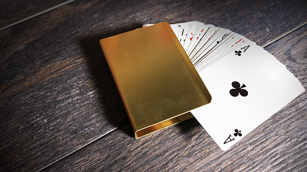 Card Clip (BRASS) for Standard Deck - Tricks - Got Magic?