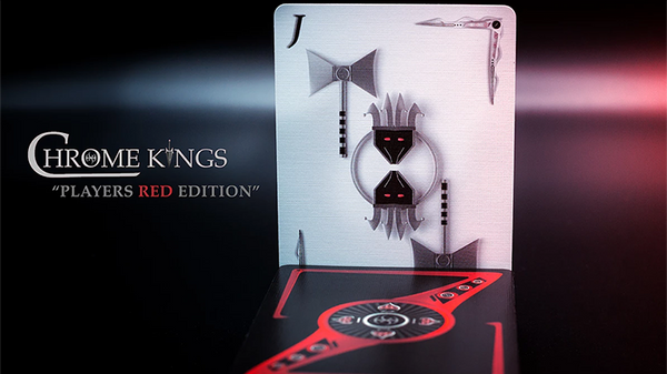 Chrome Kings Limited Edition Playing Cards (Players Red Edition) by De'vo vom Schattenreich and Handlordz - Got Magic?