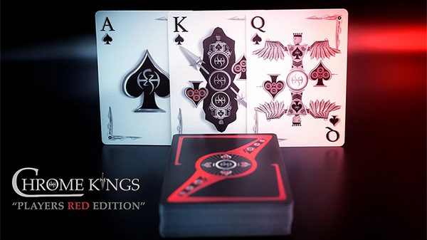Chrome Kings Limited Edition Playing Cards (Players Red Edition) by De'vo vom Schattenreich and Handlordz - Got Magic?
