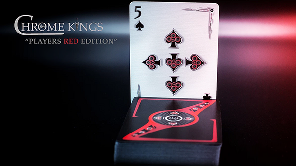 Chrome Kings Limited Edition Playing Cards (Players Red Edition) by De'vo vom Schattenreich and Handlordz - Got Magic?