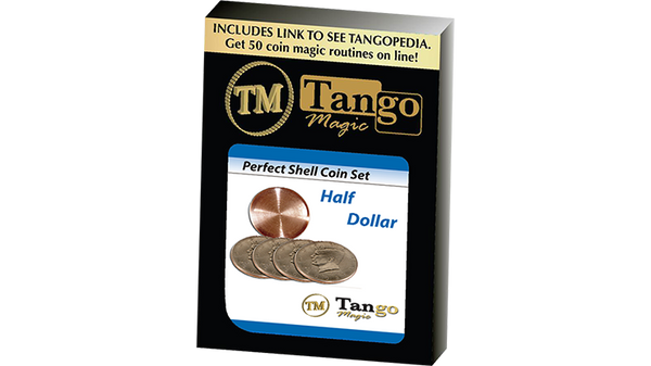 Perfect Shell Coin Set Half Dollar (Shell and 4 Coins D0201) by Tango Magic - Trick - Got Magic?