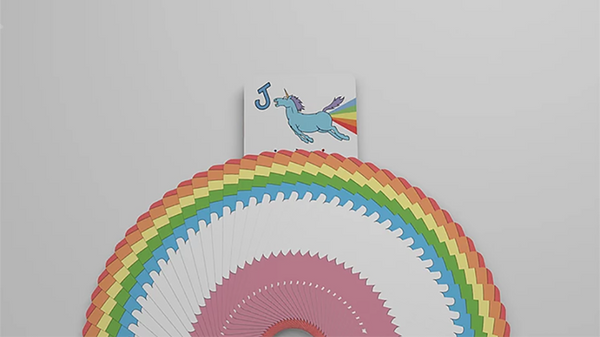 Rainbow Unicorn Fun Time! Playing Cards by Handlordz - Got Magic?