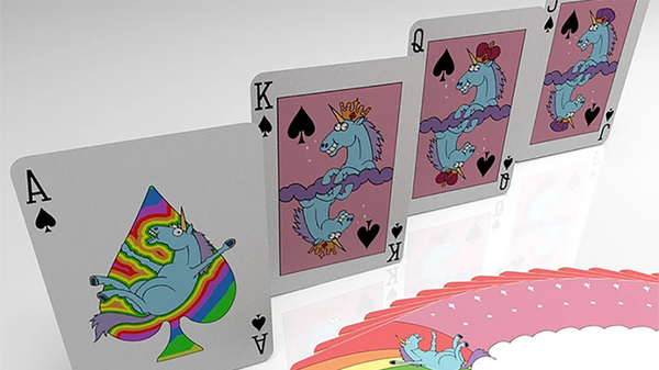 Rainbow Unicorn Fun Time! Playing Cards by Handlordz - Got Magic?
