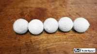 Crochet 5 Ball combo Set (1"/White) by Mr. Magic - Trick - Got Magic?