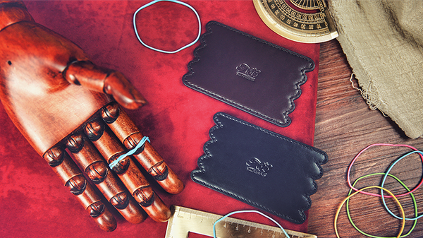 Rubber Band Leather Board (Brown) by TCC - Trick - Got Magic?
