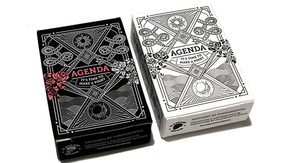 Mini Agenda Playing Cards (Black) - Got Magic?