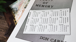 Feats of Memory by Don Carroll - Book - Got Magic?