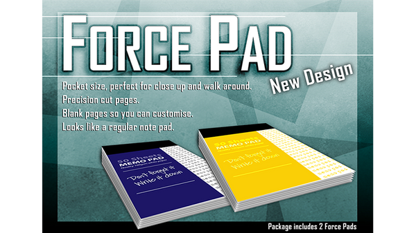 Force Pad 2 (Small/Yellow) Set of Two by Warped Magic - Trick - Got Magic?