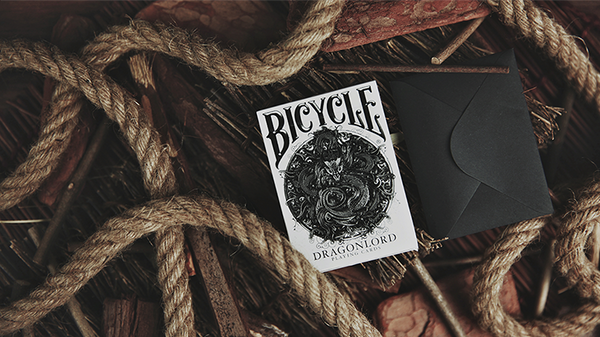 Bicycle Dragonlord White Edition Playing Cards (Includes 5 Gaff Cards) - Got Magic?