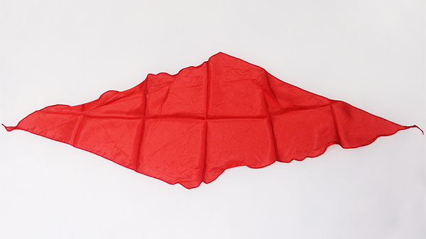 Diamond Cut Silk 24 inch (RED) by Magic by Gosh - Trick - Got Magic?