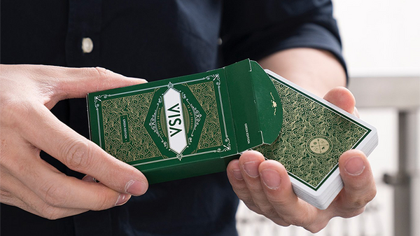 Visa Playing Cards (Green) by Patrick Kun and Alex Pandrea - Got Magic?