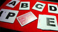Alphabet Playing Cards Bicycle No Index by PrintByMagic - Trick - Got Magic?