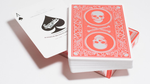 Superior Skull & Bones V2 (Red/Silver) Playing Cards by Expert Playing Card Co. - Got Magic?