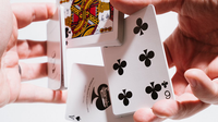 Superior Skull & Bones V2 (Red/Silver) Playing Cards by Expert Playing Card Co. - Got Magic?