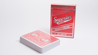 Superior Skull & Bones V2 (Red/Silver) Playing Cards by Expert Playing Card Co. - Got Magic?