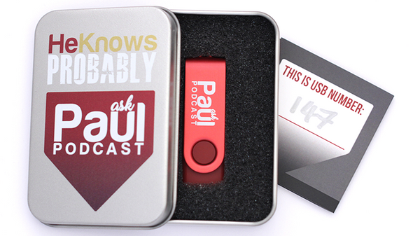Ask Paul Podcast Package (USB Stick) by Paul Brook - Got Magic?