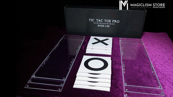 Tic Tac Toe Pro (Parlor) (Gimmick/ wooden easel and online instructions) by Bond Lee and Kaifu Wang - Trick - Got Magic?