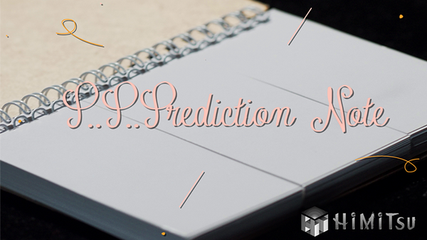P...P...Prediction Note by Himitsu Magic - Trick - Got Magic?