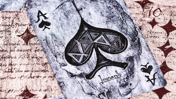 Leonardo MMXVIII Silver Edition by Art Playing Cards - Got Magic?
