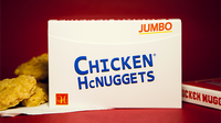 Jumbo Chicken Nugget Playing Cards - Red - Got Magic?