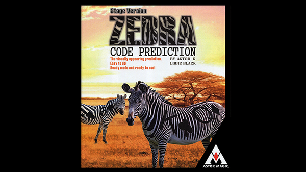 Zebra Code Prediction (Stage Version) by Astor and Louis Black - Trick - Got Magic?