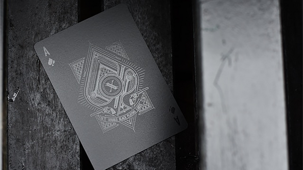 Double Black Waterproof Playing Cards - Got Magic?