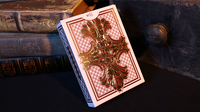 Intaglio Red Playing Cards by Jackson Robinson - Got Magic?