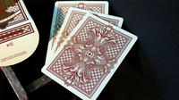 Intaglio Red Playing Cards by Jackson Robinson - Got Magic?