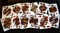 Intaglio Red Playing Cards by Jackson Robinson - Got Magic?