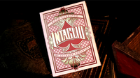 Intaglio Red Playing Cards by Jackson Robinson - Got Magic?