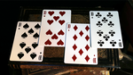 Intaglio Black Playing Cards by Jackson Robinson - Got Magic?