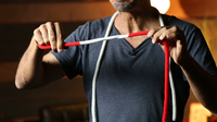 Amazing Acrobatic Knot w/xtra knot Blue and Yellow (Gimmicks and Online Instructions) by Daryl - Trick - Got Magic?