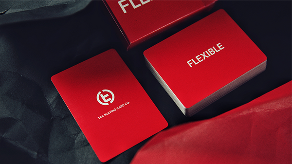 FLEXIBLE (Red) Playing Cards by TCC - Got Magic?