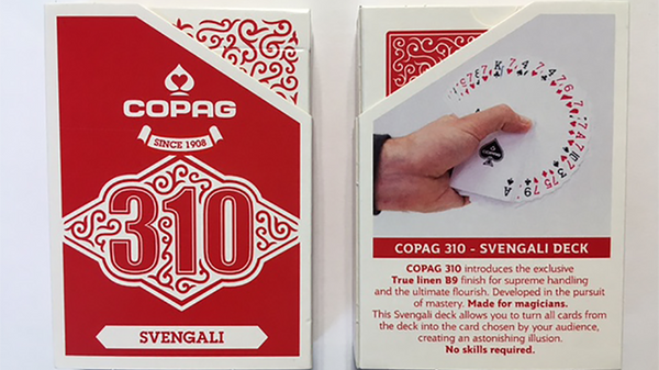 Copag 310 Svengali (Red) Playing Cards - Got Magic?
