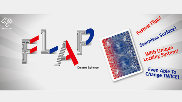 Modern Flap Card to Box (Red) by UZ Hsieh - Got Magic?