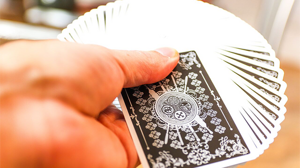 Ancient Warriors (Black) Playing Cards - Got Magic?