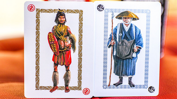 Ancient Warriors (Black) Playing Cards - Got Magic?
