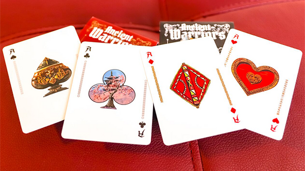 Ancient Warriors (Black) Playing Cards - Got Magic?