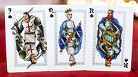 Ancient Warriors (Black) Playing Cards - Got Magic?