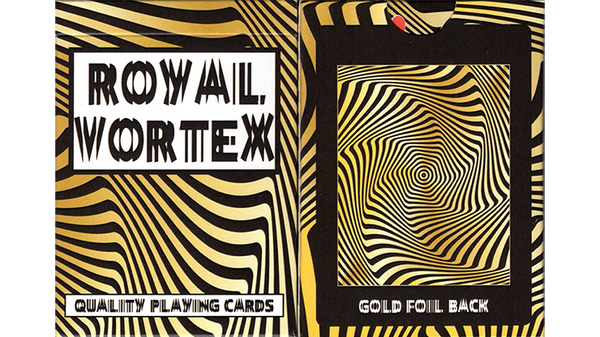 Royal Vortex Gold Foil Playing Cards Gemaco - Got Magic?