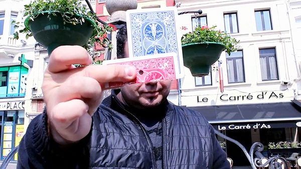 CRAZY HOLE Blue (Gimmick and Online Instructions) by Mickael Chatelain - Trick - Got Magic?