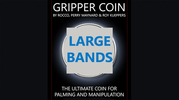 Gripper Coin Bands (Large) by Rocco Silano - Trick - Got Magic?