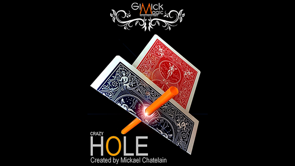 CRAZY HOLE Red (Gimmick and Online Instructions) by Mickael Chatelain - Trick - Got Magic?