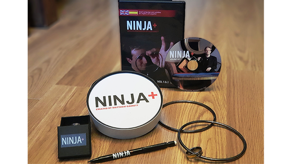 Ninja+ Deluxe CHROME BLACK (With Online Instructions) by Matthew Garrett - Trick - Got Magic?