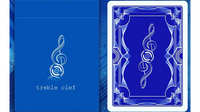 Treble Clef (Blue) Playing Cards - Got Magic?
