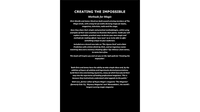 Creating the Impossible by Chris Wardle and James Ward - Book - Got Magic?