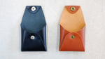 Square Coin Case (Brown Leather) by Gentle Magic - Trick - Got Magic?